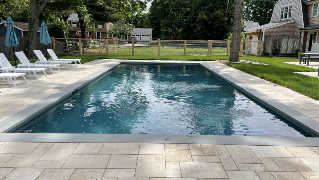 Barrington, RI In-ground Gunite Pool